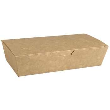 Embalaža za prenos hrane s pokrovom iz papirja L