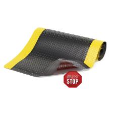 Industrijska podloga proti utrujenosti Cushion Trax, črno-rumena, šir. 60cm